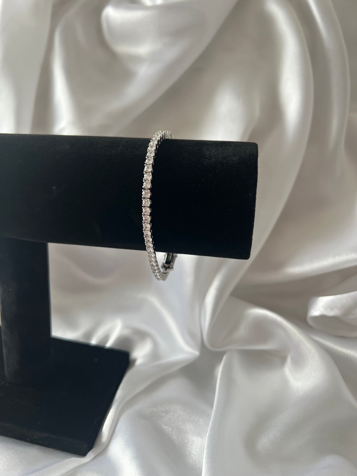 Platinum Tennis Bracelet