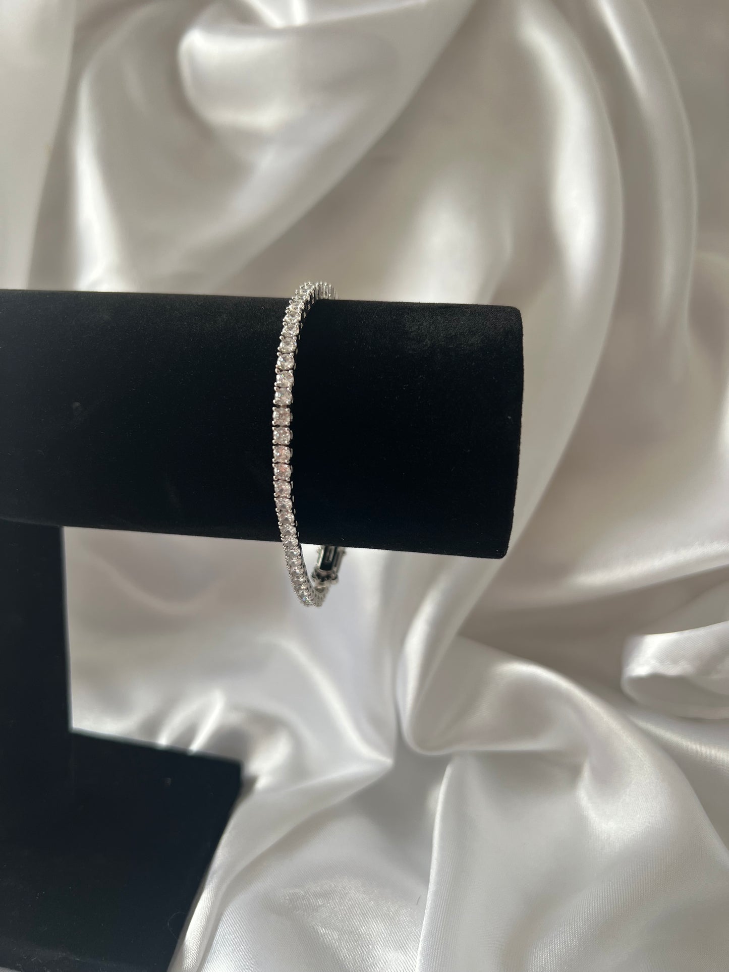 Platinum Tennis Bracelet