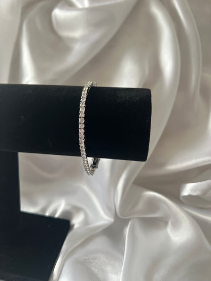 Platinum Tennis Bracelet